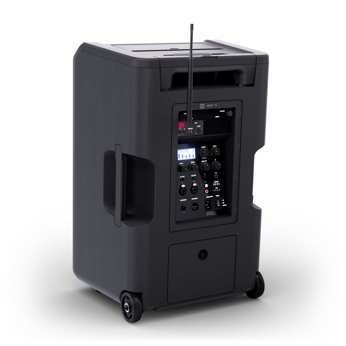 LD Systems ANNY 12 BPH Portable Battery PA Speaker - 1 x Wireless Bodypack & Headset Microphone