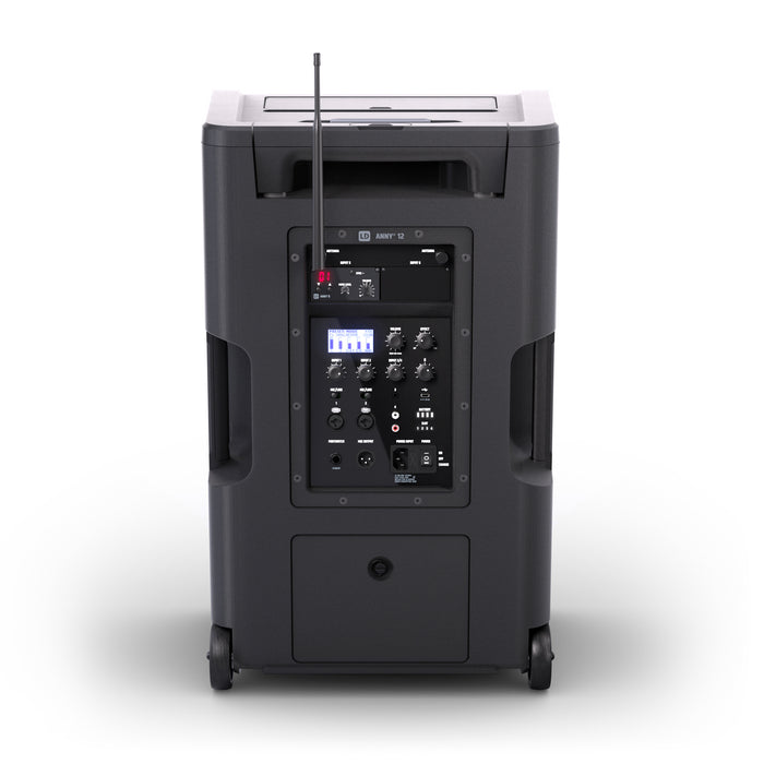 LD Systems ANNY 12 BPH Portable Battery PA Speaker - 1 x Wireless Bodypack & Headset Microphone