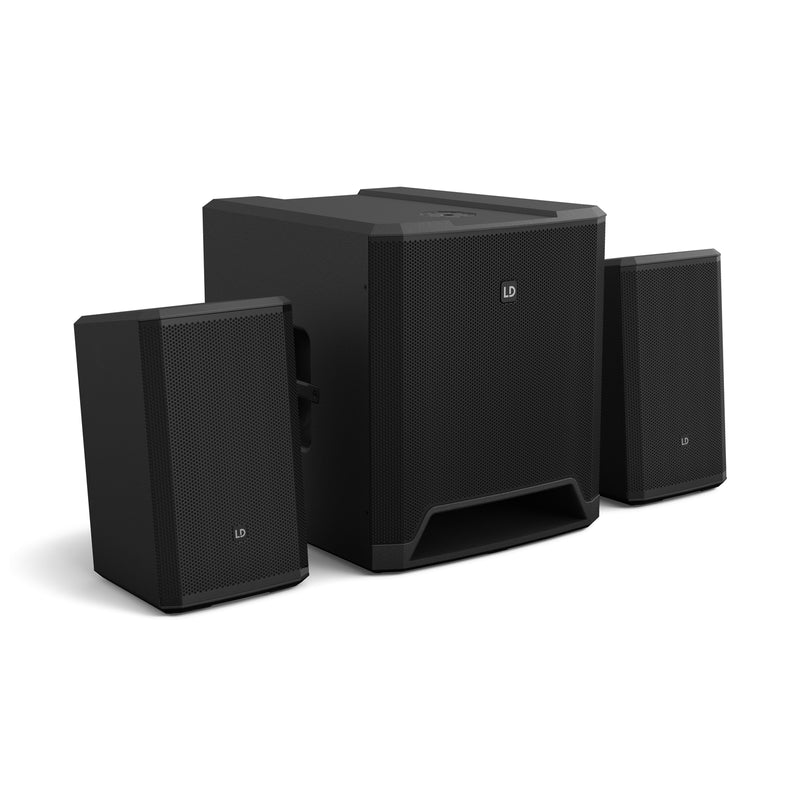 LD Systems DAVE 15 G4X Compact 2.1 Active PA System with Bluetooth - Black