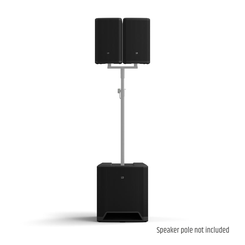 LD Systems DAVE 15 G4X Compact 2.1 Active PA System with Bluetooth - Black