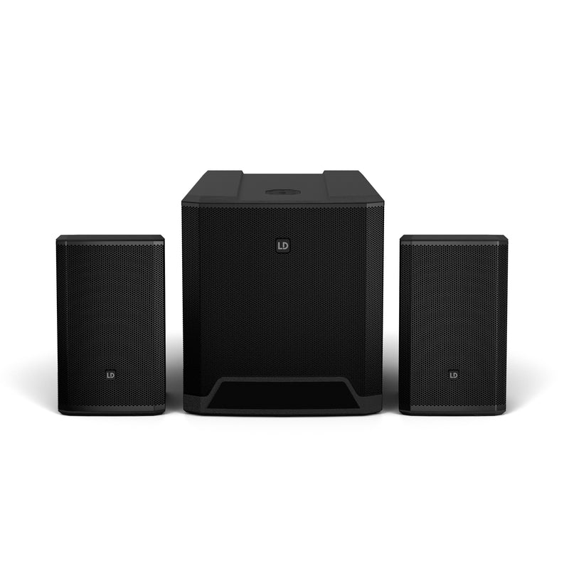 LD Systems DAVE 15 G4X Compact 2.1 Active PA System with Bluetooth - Black