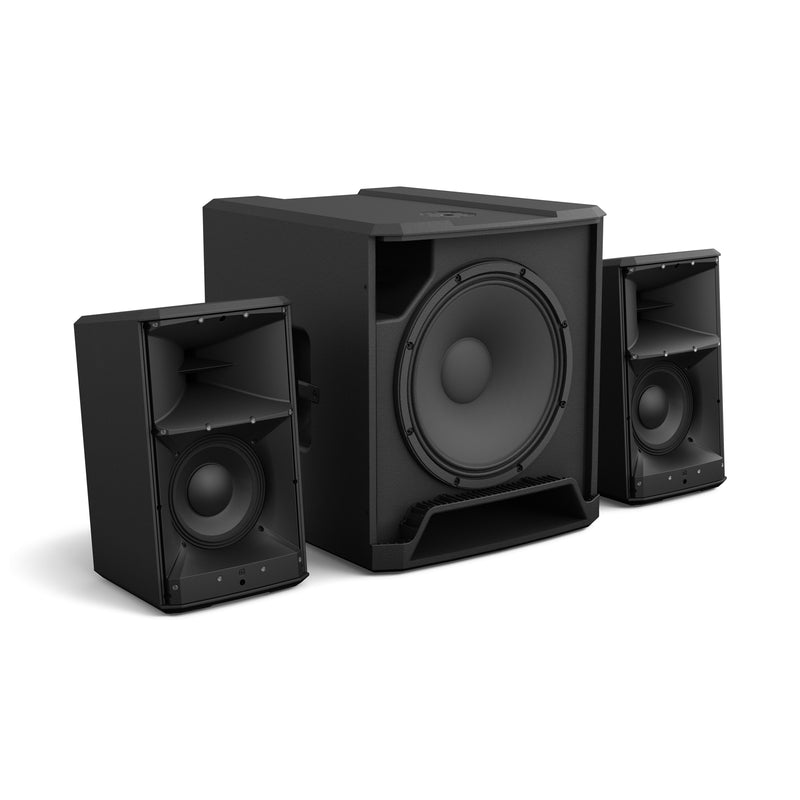 LD Systems DAVE 15 G4X Compact 2.1 Active PA System with Bluetooth - Black