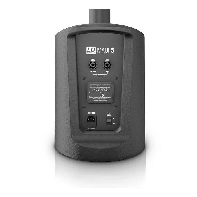 LD Systems MAUI 5 Column PA System with 4-Channel Mixer & Bluetooth - Black