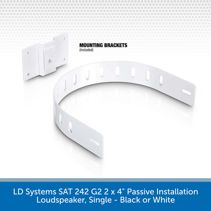 LD Systems SAT 242 G2 White Bracket
