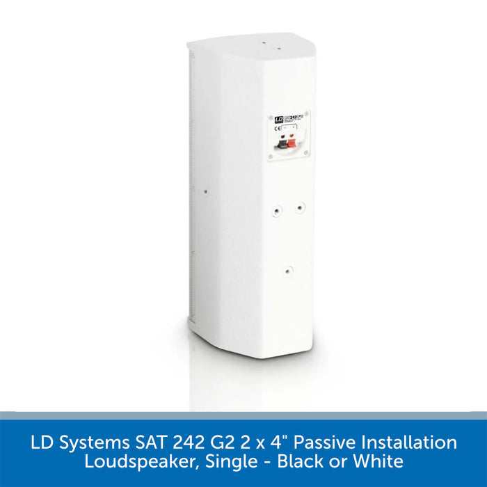 LD Systems SAT 242 G2 White Back