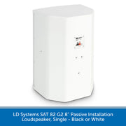 LD Systems SAT 82 G2 White Back