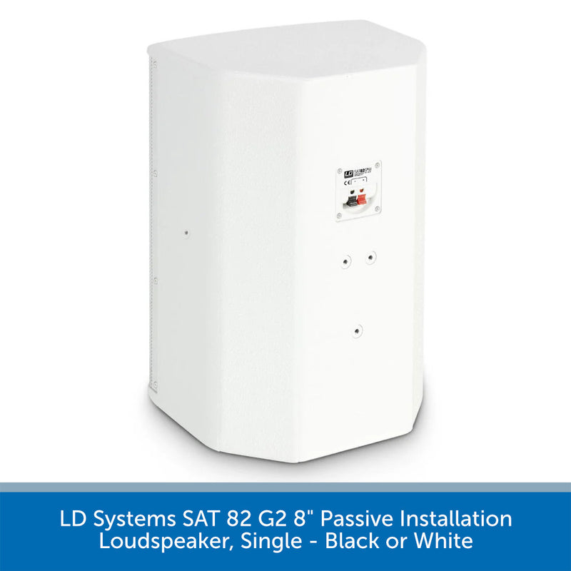 LD Systems SAT 82 G2 White Back