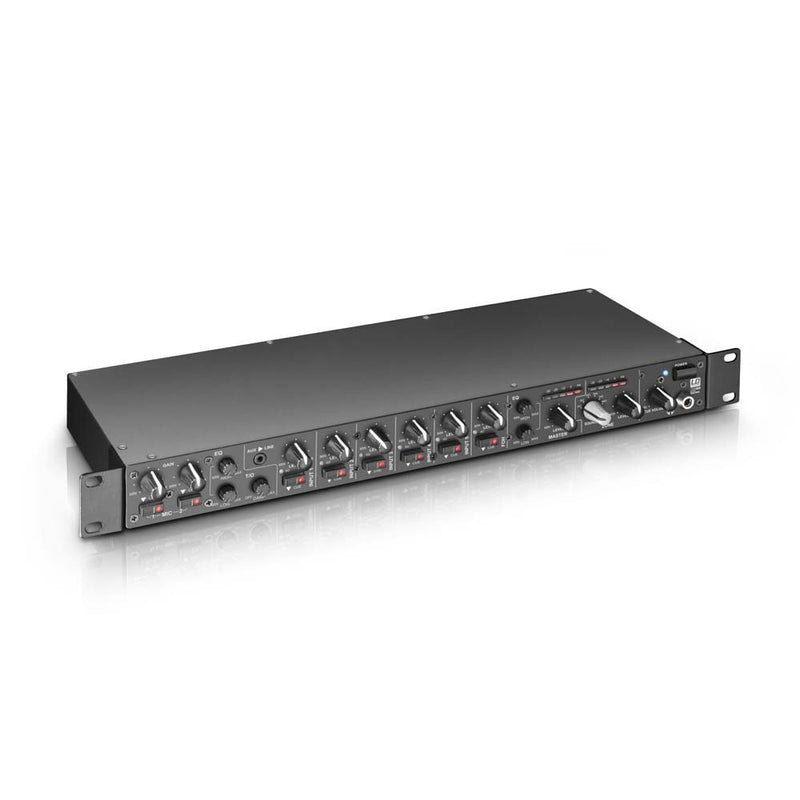 LD Systems ZONE 622 2-Zone 19" 1U Rack Mixer