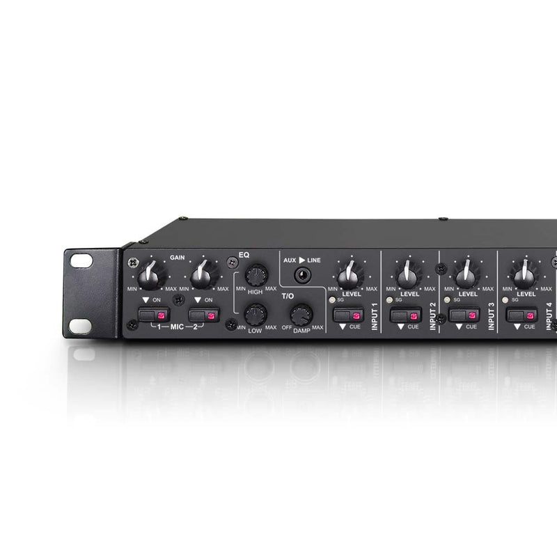 LD Systems ZONE 622 2-Zone 19" 1U Rack Mixer