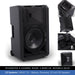 LD Systems ANNY® 12 BPH - Portable 12 inch Battery-Powered Bluetooth PA Speaker - 2 × Headset Mic's (incl. bodypacks)
