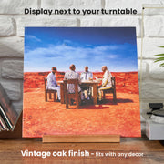 Legend Vinyl LP Display Stand – "Now Playing" Lifestyle