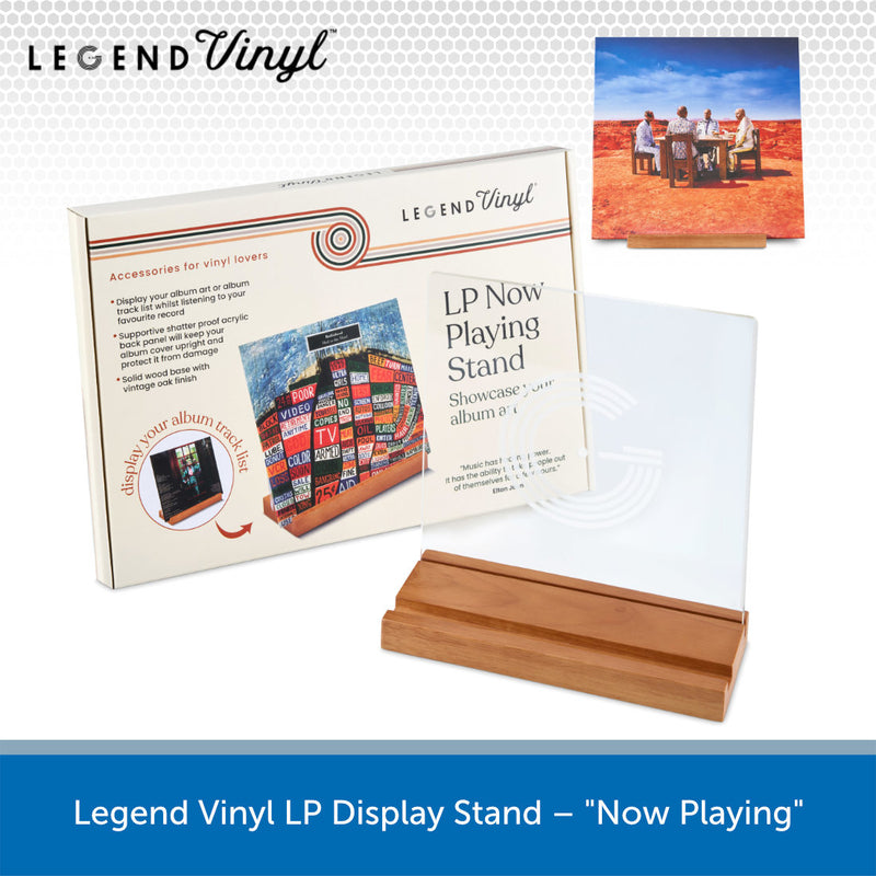 Legend Vinyl LP Display Stand – "Now Playing"