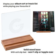 Legend Vinyl LP Display Stand – "Now Playing" Specs