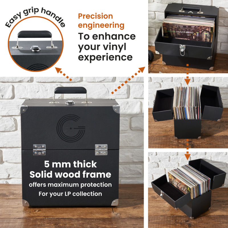 Legend Vinyl LP Storage Case Specs 01