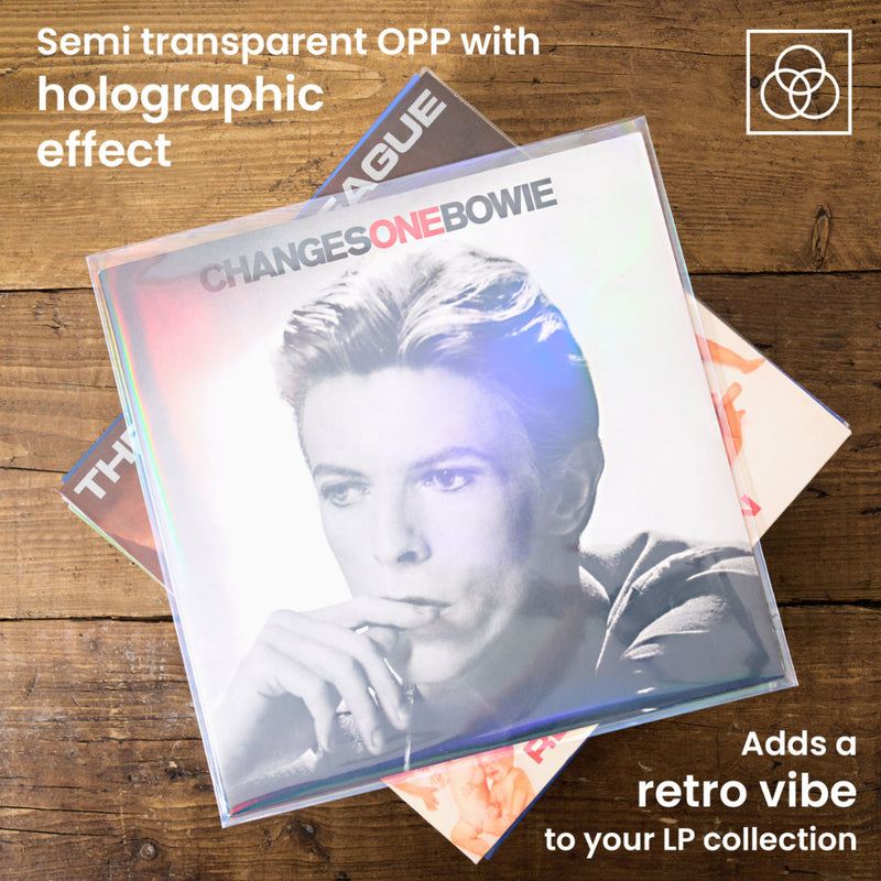 Vinyl Outer Sleeves, Retro Holographic Effect Lifestyle 01