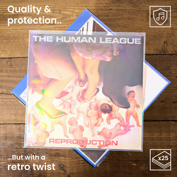 Vinyl Outer Sleeves, Retro Holographic Effect Lifestyle 03