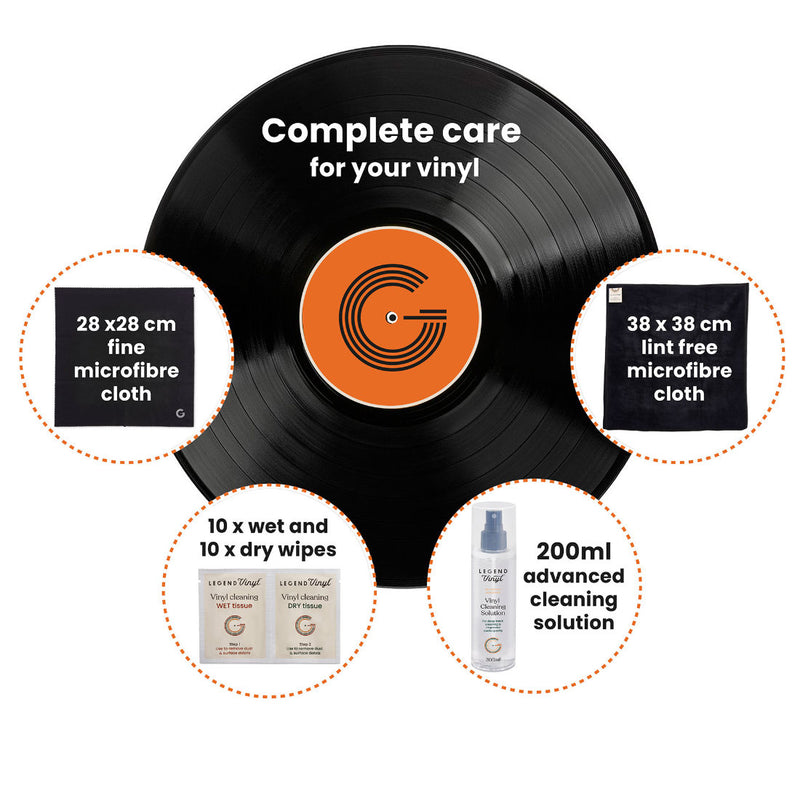 Legend Vinyl - Vinyl Record Cleaning Kit Items