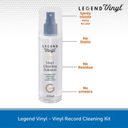 Legend Vinyl - Vinyl Record Cleaning Kit Solution