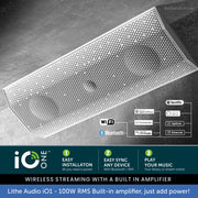 Lithe Audio 3.1 Wireless Surround Sound Cinema System - WiSA Cinema Hub & iO1 Speakers