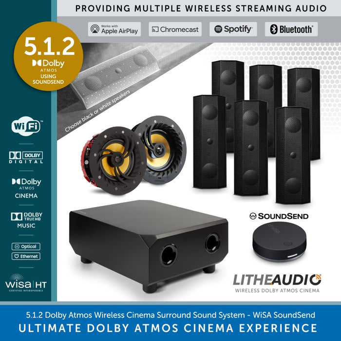 Dolby Atmos Speakers Wireless Speaker Setup For Home Dolby Atmos