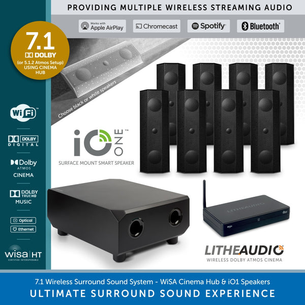 Lithe Audio Wireless Surround Sound Cinema System Audio Volt