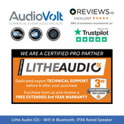 Lithe Audio iO1 Wireless Indoor / Outdoor Waterproof Speaker | WiFi, Bluetooth, AirPlay, Chromecast Built-in