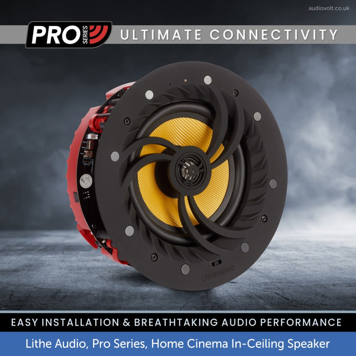 Lithe Audio 7.1 Wireless In-Ceiling Surround Sound Cinema System with a WiSA Cinema Hub