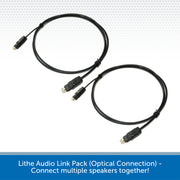 Lithe Audio Link Pack (Optical Connection) - Connect multiple speakers together!