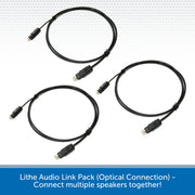 Lithe Audio Link Pack (Optical Connection) - Connect multiple speakers together!