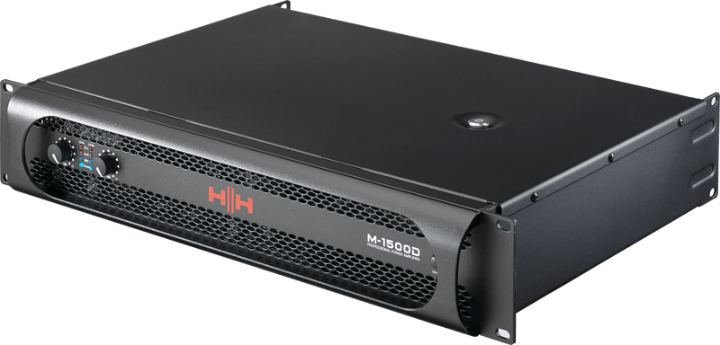 HH Electronics M-1500D 2 x 1500W Power Amplifier, 4/8 Ohms
