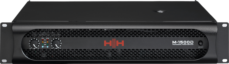 HH Electronics M-1500D 2 x 1500W Power Amplifier, 4/8 Ohms