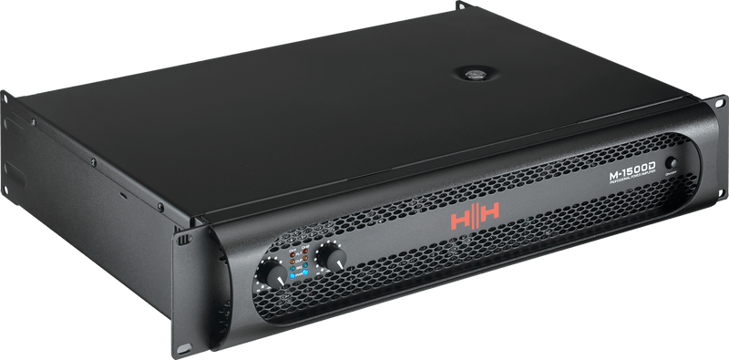 HH Electronics M-1500D 2 x 1500W Power Amplifier, 4/8 Ohms