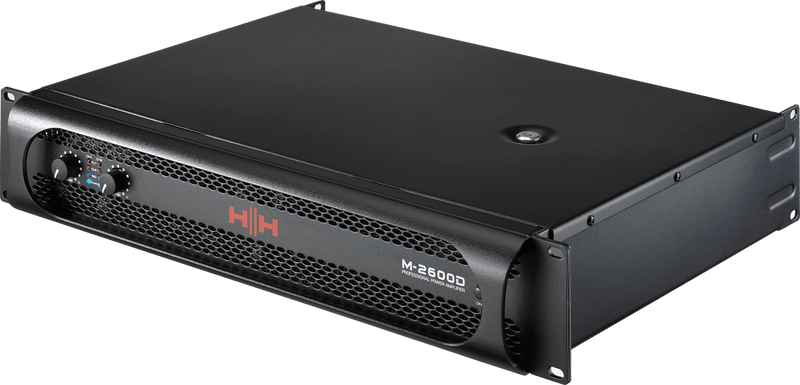 HH Electronics M-2600D 2 x 2600W Power Amplifier, 4/8 Ohms