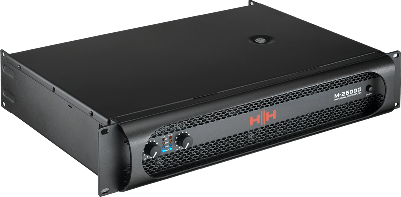 HH Electronics M-2600D 2 x 2600W Power Amplifier, 4/8 Ohms