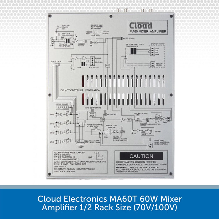 Cloud Electronics MA60T 60W Top