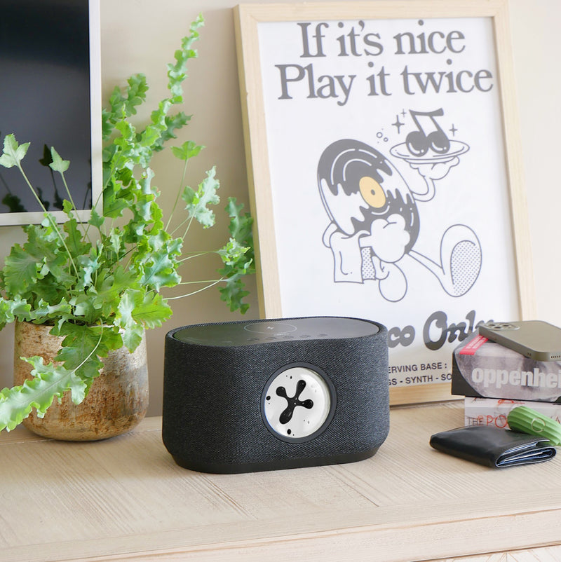 Steepletone Magna Sound – Bluetooth Speaker with Magnetic Fluid Display & Wireless Phone Charging