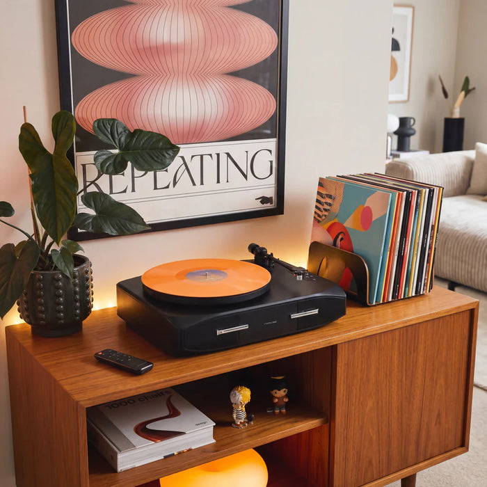 Steepletone Mayfair Fully Automatic Bluetooth Record Player with Built-In Speakers