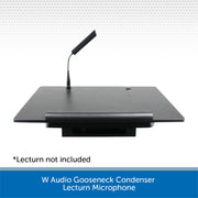 W Audio Gooseneck Condenser Lecturn Microphone