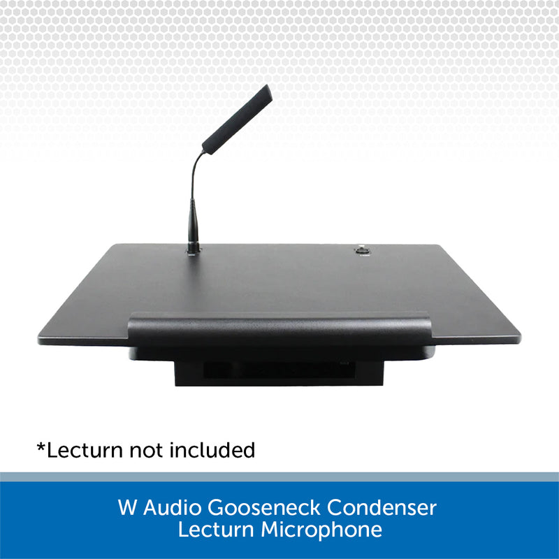 W Audio Gooseneck Condenser Lecturn Microphone