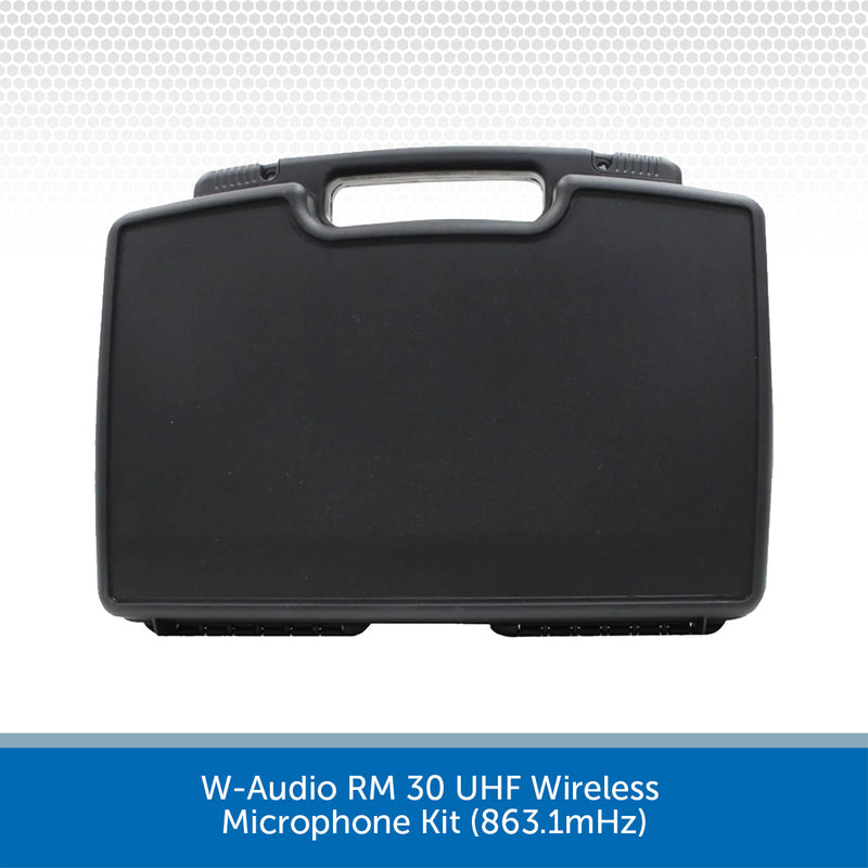 W-Audio RM 30 UHF Wireless Microphone Kit (863.1mHz)