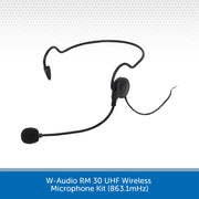 W-Audio RM 30 UHF Wireless Microphone Kit (863.1mHz)