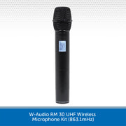 W-Audio RM 30 UHF Wireless Microphone Kit (863.1mHz)