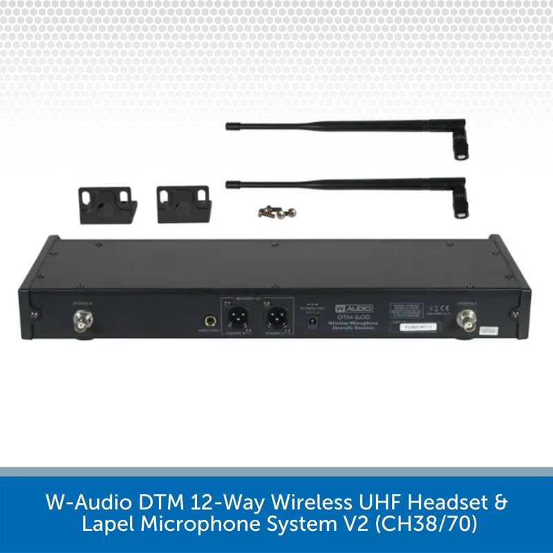 MIC72AV2-MIC70AV2-BUN2 Back of receiver