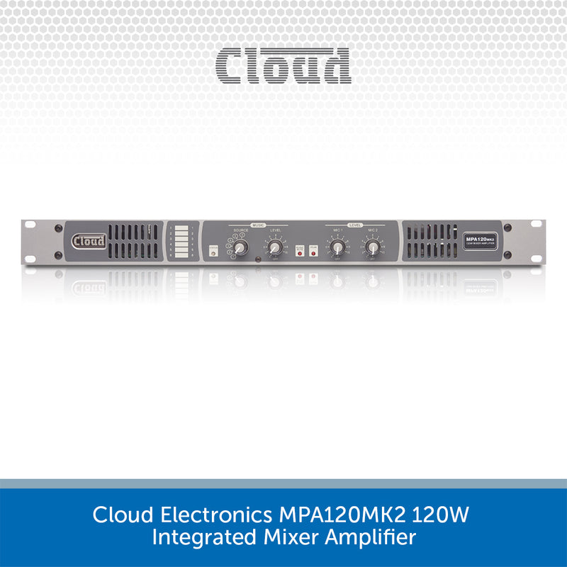 Cloud Electronics MPA120MK2 120W Integrated Mixer Amplifier