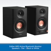 Edifier MR3 Active Bluetooth Monitor Speakers - Pair - Black or White