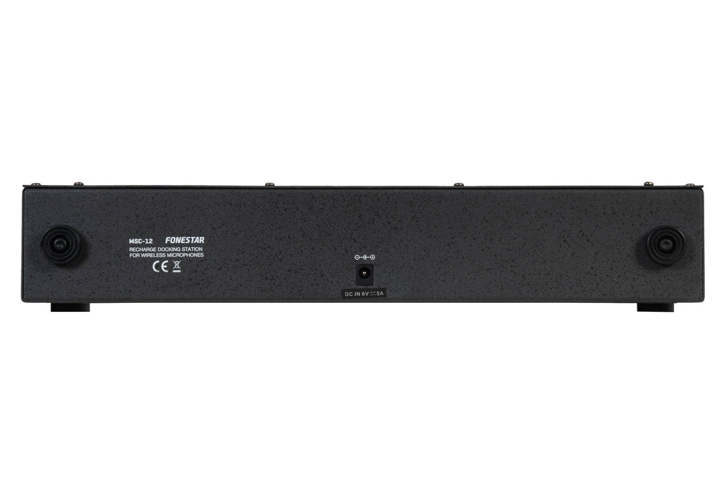 Fonestar MSC-12 12-Way Wireless Microphone Recharge Docking Station