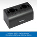 Fonestar MSC-2 2-way wireless microphone recharge docking station on a white background