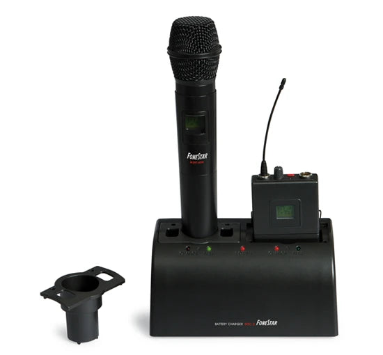 Fonestar MSC-2 2-Way Wireless Microphone Recharge Docking Station