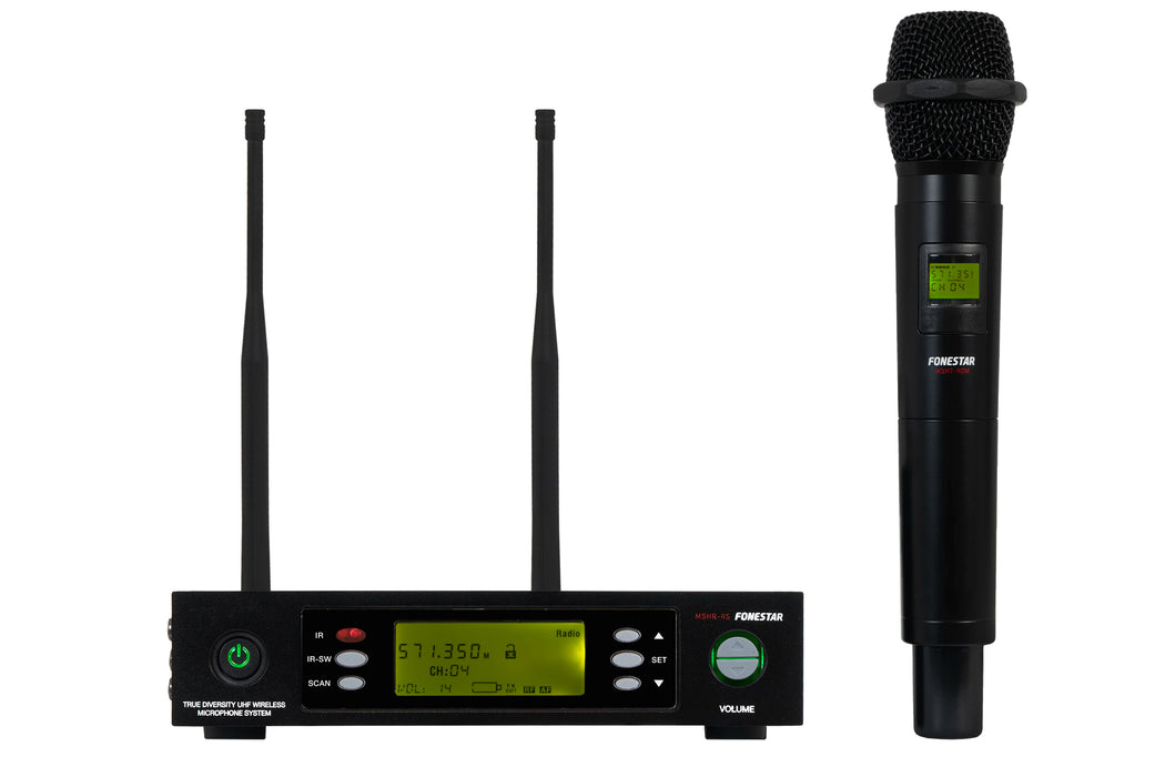Fonestar MSH-887-631 UHF Wireless Handheld Rechargeable Microphone System (631-645 MHz)