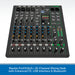 Mackie ProFX10v3+ 10-Channel Mixing Desk with Enhanced FX, USB Interface & Bluetooth